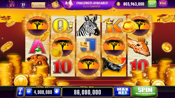 Vegas Casino APK Screenshot 2 - Game Selection